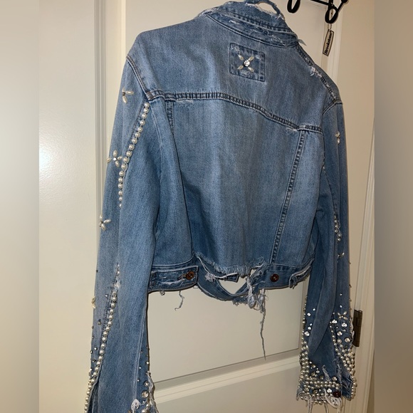 Calechie Custom Denim jewel jacket - Picture 5 of 6